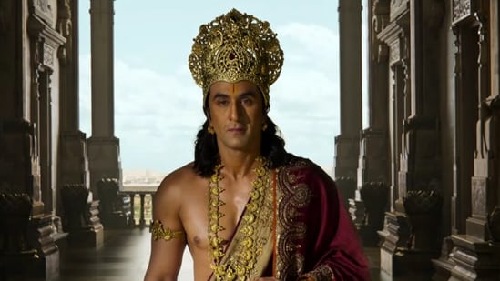 Ramayana teaser release live updates: Ranbir Kapoor as Lord Rama in the movie. Ramayana teaser release live updates: Ranbir Kapoor as Lord Rama in the movie.