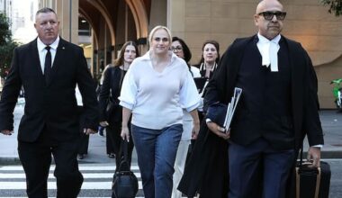 Smiles as Rebel Wilson set to testify in fight with co-star