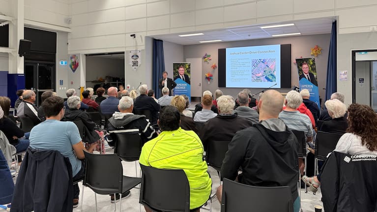Residents voiced their frustration at a community meeting on Tuesday night. 
