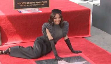 Brandy, Grammy-winning singer and actress, receives star on Hollywood Walk of Fame