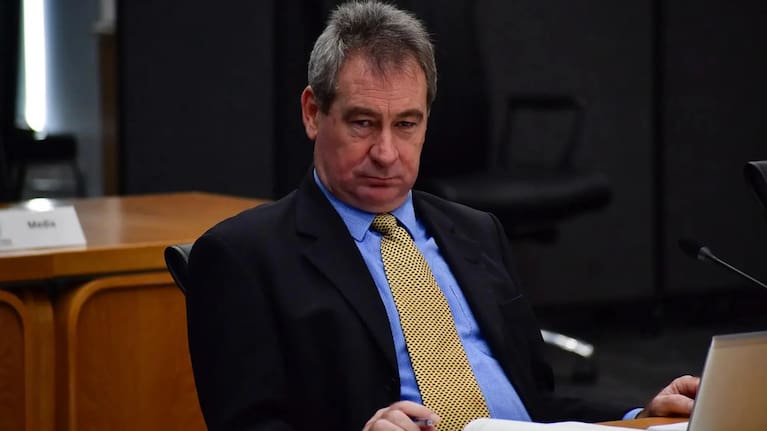 Rotorua Lakes Councillor Robert Lee at a June 2025 meeting.