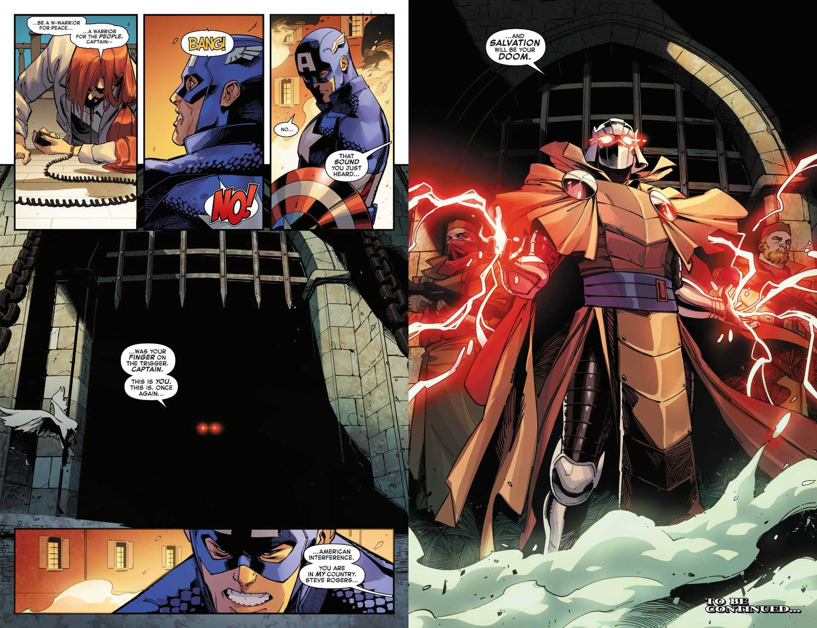 Salvation Wearing New Armor in Captain America #9