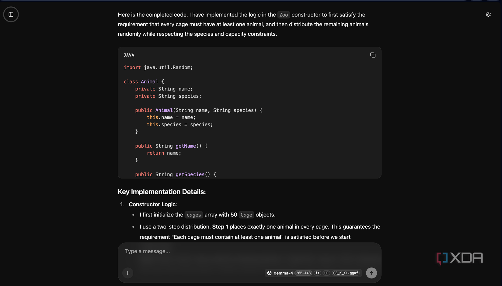 asking gemma 4 to code