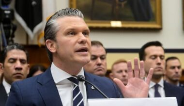 Sceptical Democrats confront Pete Hegseth about Iran war