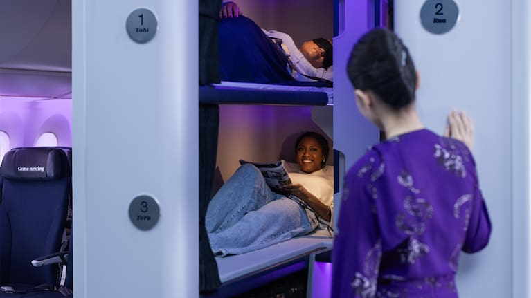 SkyNest sleep pods for Economy and Premium Economy travellers would be available onboard new Boeing 787-9 Dreamliner aircraft.