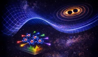 Gravitational waves may be hidden in the light atoms emit