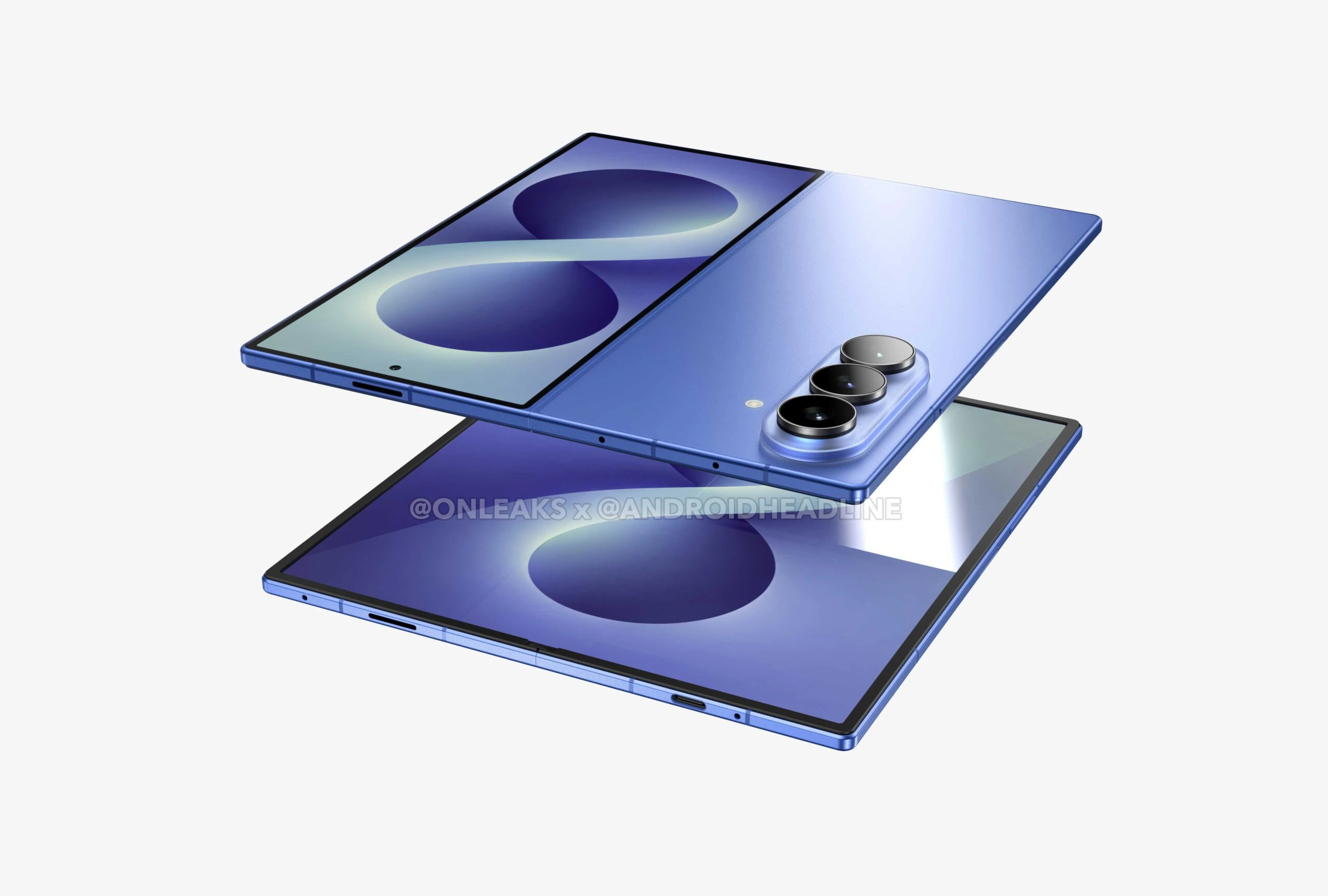 Leaked renders of the Galaxy Z Fold 8