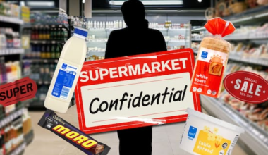 What a beneficiary spends at the supermarket