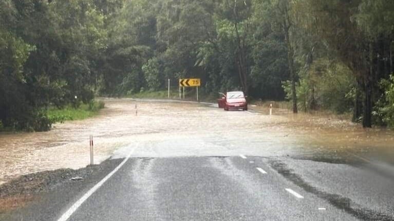 Surface flooding affected many areas across the region today.