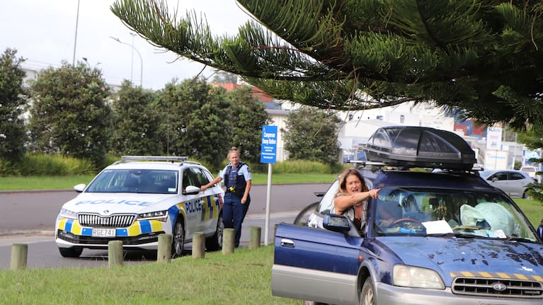 Tauranga vehicle-dweller Samantha Bradley said council staff and police took her unregistered dog, Marley, from her. 