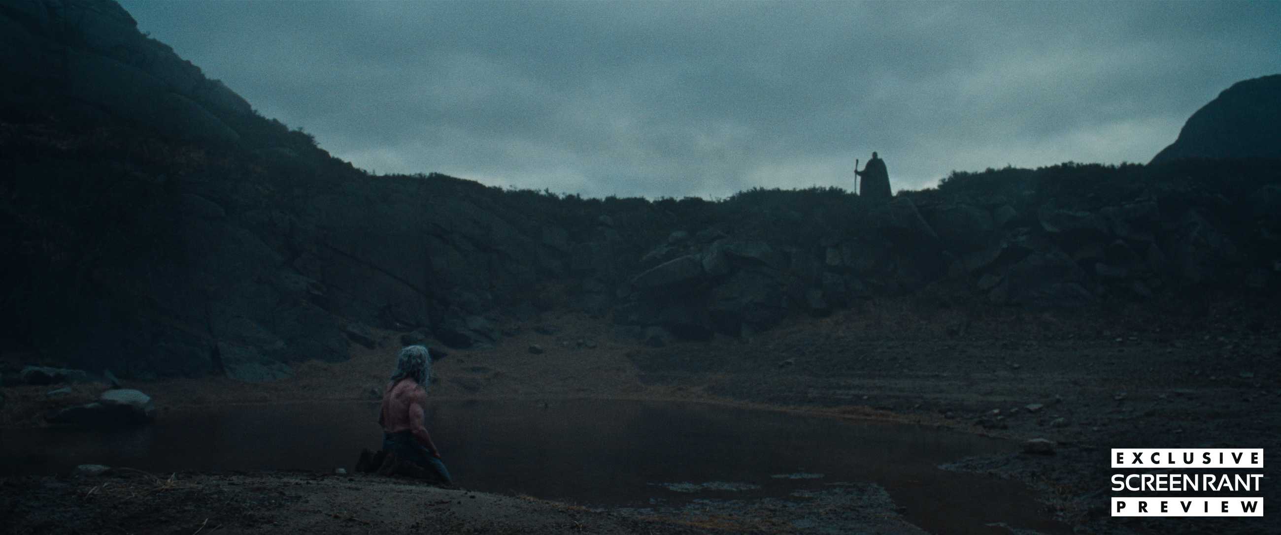 Robin Hood is observed by a mysterious figure in The Death of Robin Hood