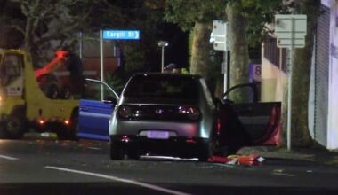 Unmarked police vehicle involved in central Auckland crash