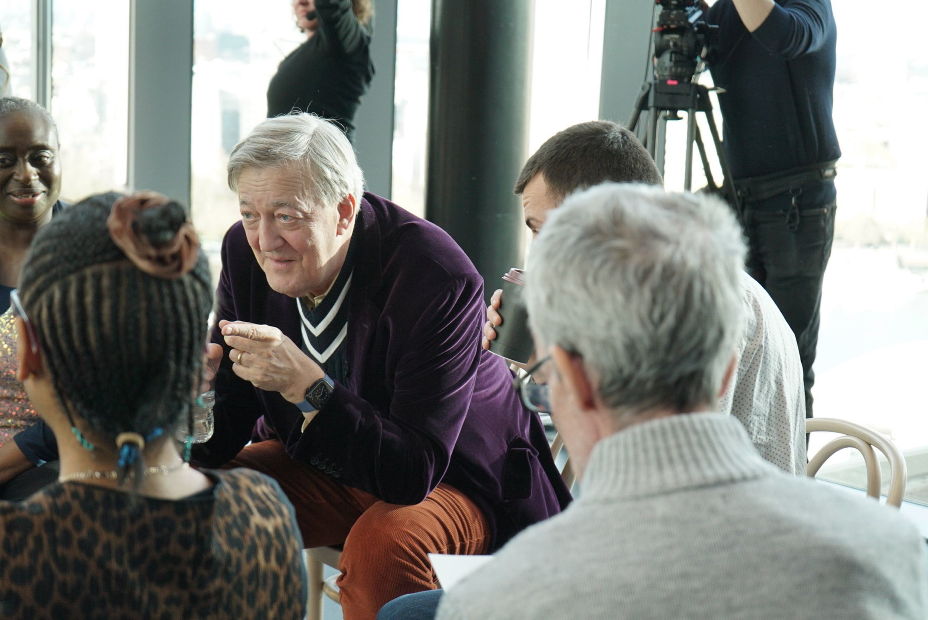 Fry was quizzed on ITV's 'The Assembly'