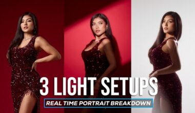 One Strobe, Three Lighting Setups