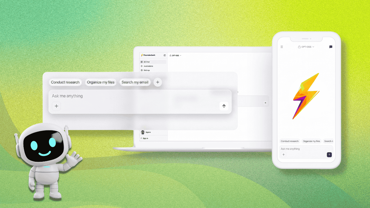 Thunderbolt Wants to Do for AI Clients What Thunderbird Did for Email