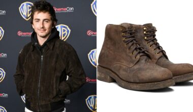 Timothée Chalamet at the Warner Bros. Pictures photo call during CinemaCon 2026.