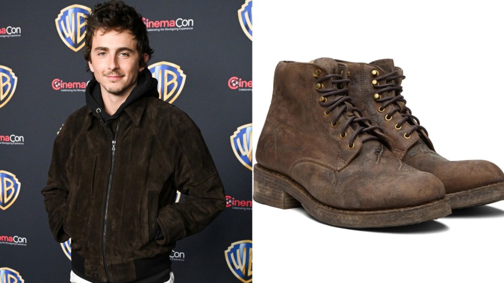 Timothée Chalamet at the Warner Bros. Pictures photo call during CinemaCon 2026.