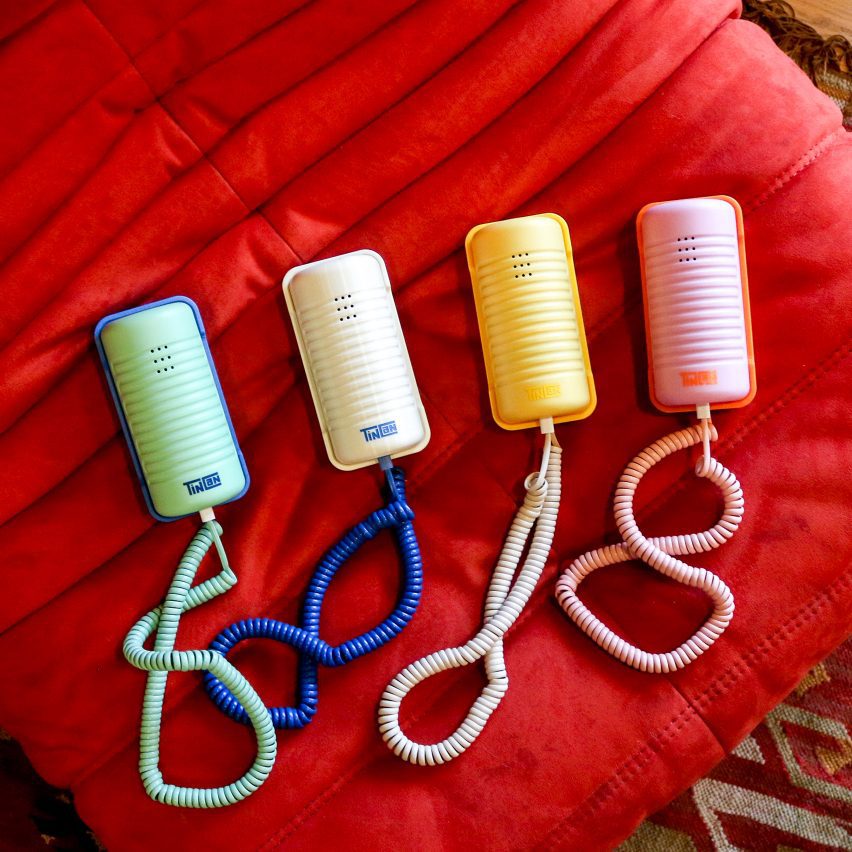 Tin Can phone for children designed by Chet Kittleson, Max Blumen, and Graeme Davies