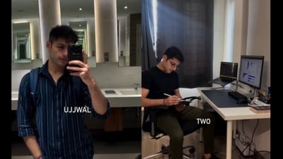 Ujjwal is the co-founder of an automation platform called LinkPlease. (Instagram/@heyujjwal)