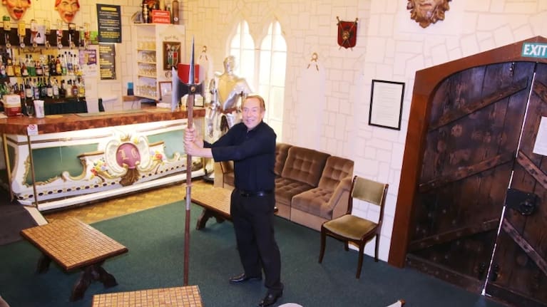 Under Geoff Austin the castle was famed for its buffet-style dining.