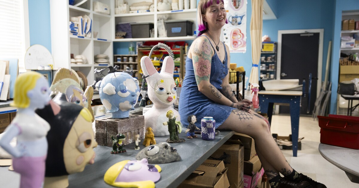 San Marcos artist crafts feminine sculptures that are fed up