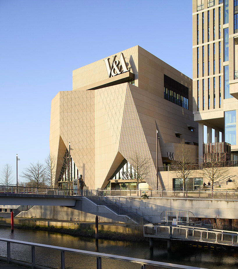 V&A east museum by o’donnell + tuomey opens in london as a folded concrete landmark - 2