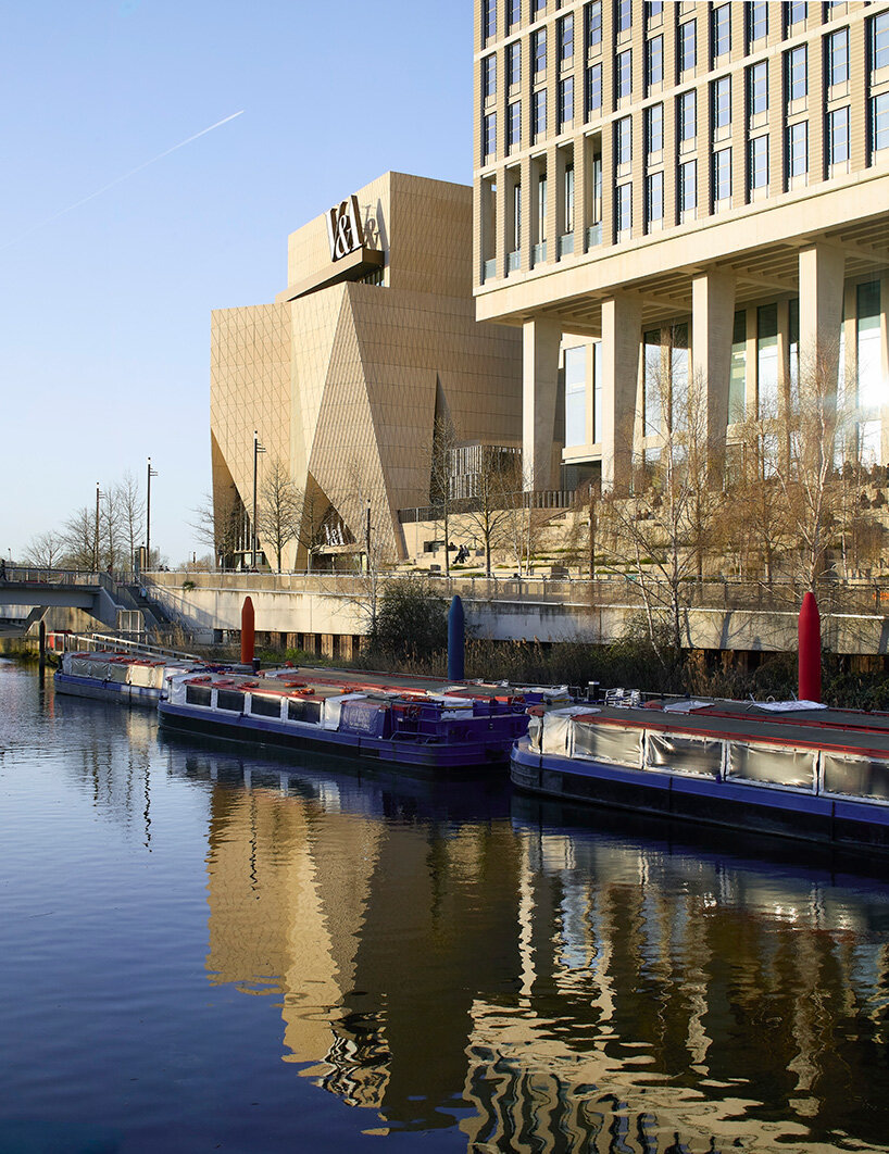 V&A east museum by o’donnell + tuomey opens in london as a folded concrete landmark - 1