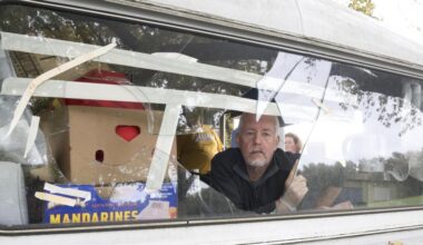 Caravan, church windows damaged | Otago Daily Times Online News