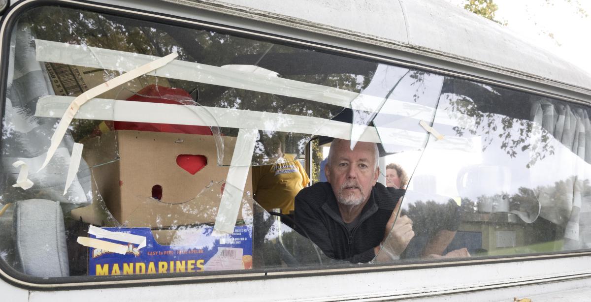 Caravan, church windows damaged | Otago Daily Times Online News