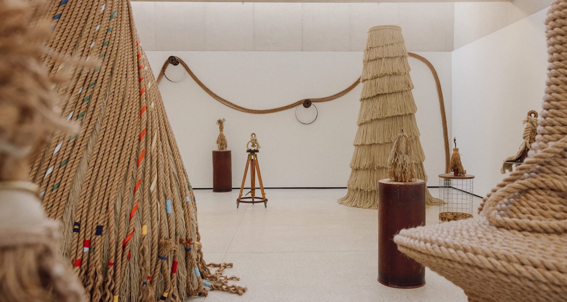 an installation view of LR Vandy