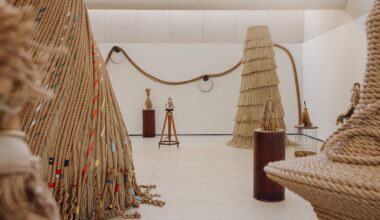 an installation view of LR Vandy