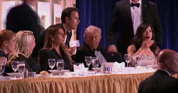 Shots fired in hotel as Trump rushed off stage at dinner