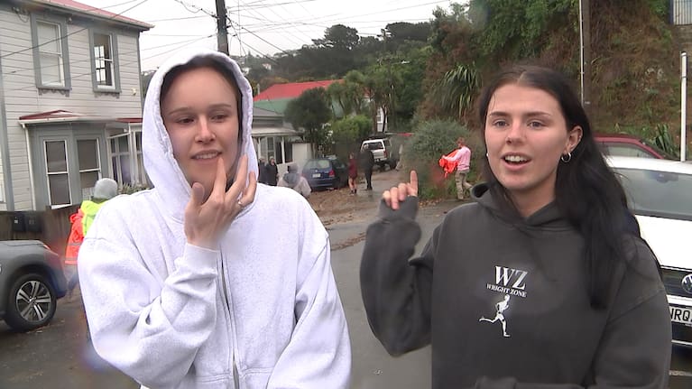 Gracie (left) and Grace live on the same street.
