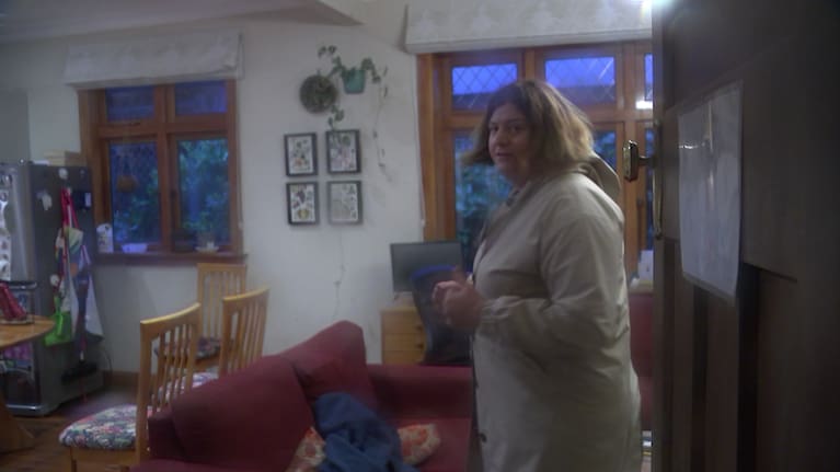 Wellington resident Wendy Lindsay's home was flooded in the early hours of Monday morning.