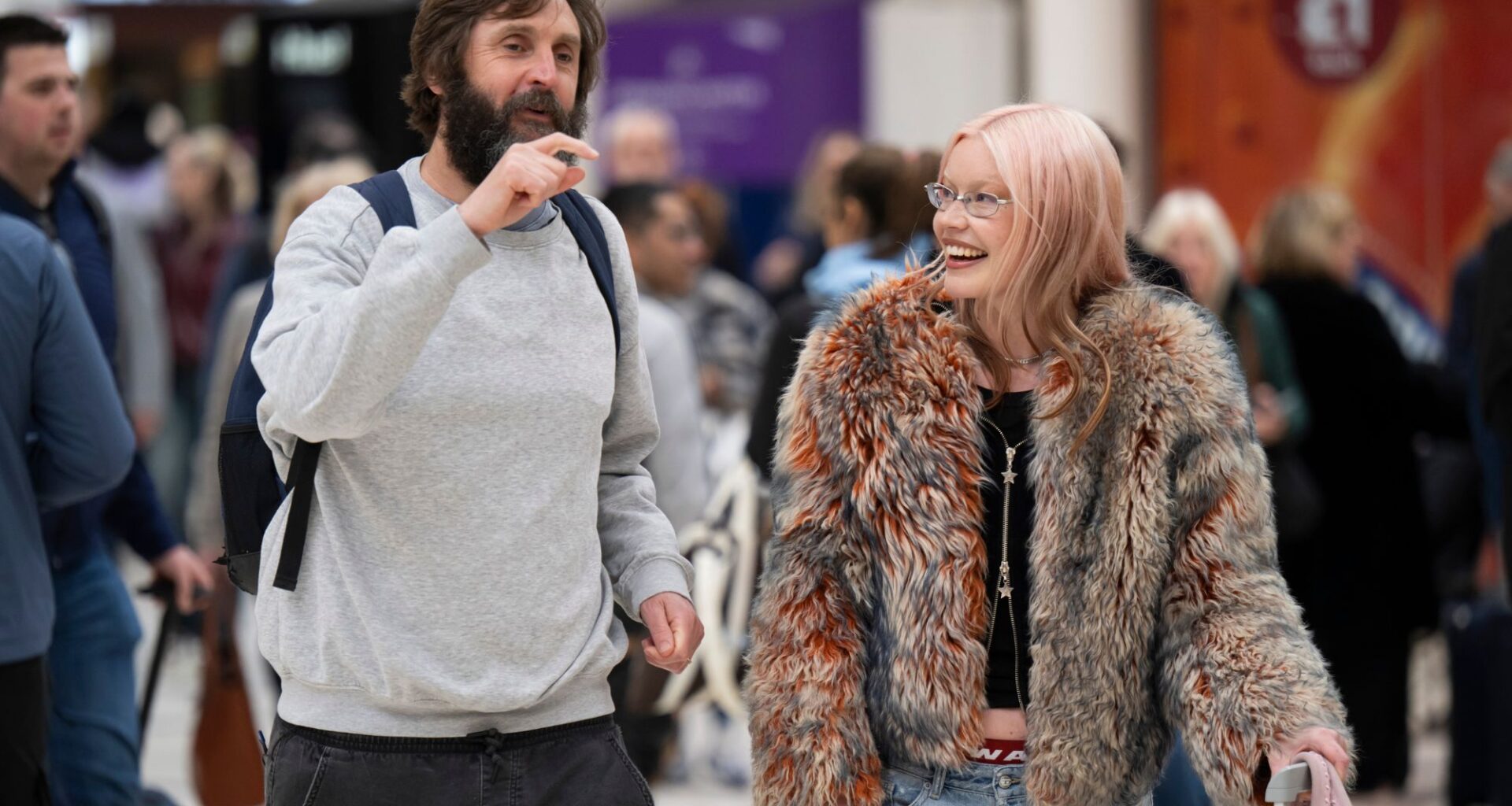 Watch Wet Leg's Rhian Teasdale travel to Isle Of Wight with Joe Wilkinson for 'Train-ing It’