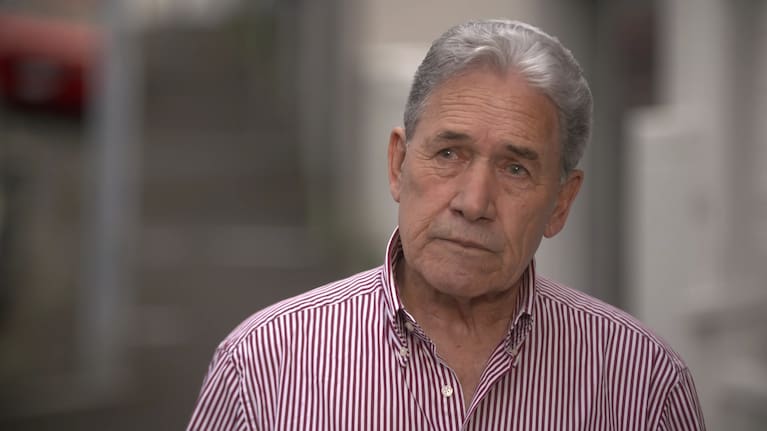 Winston Peters reacts to tonight's poll.