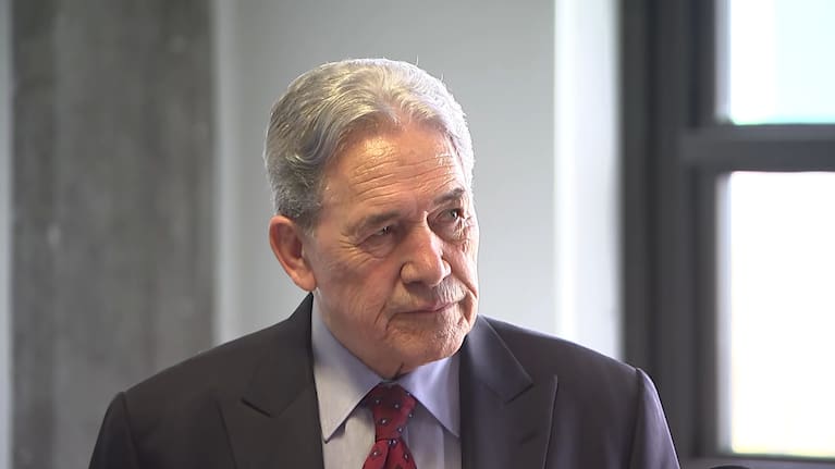 Winston Peters speaks at CentrePort