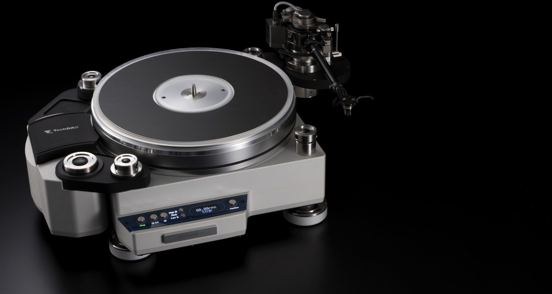 TechDAS's high-end pneumatic turntable seeks "unparalleled sound" via its unique construction and high-quality materials