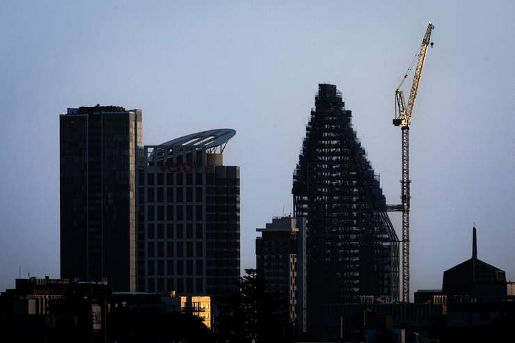 The unfinished Seascape tower in downtown Auckland is being sold 