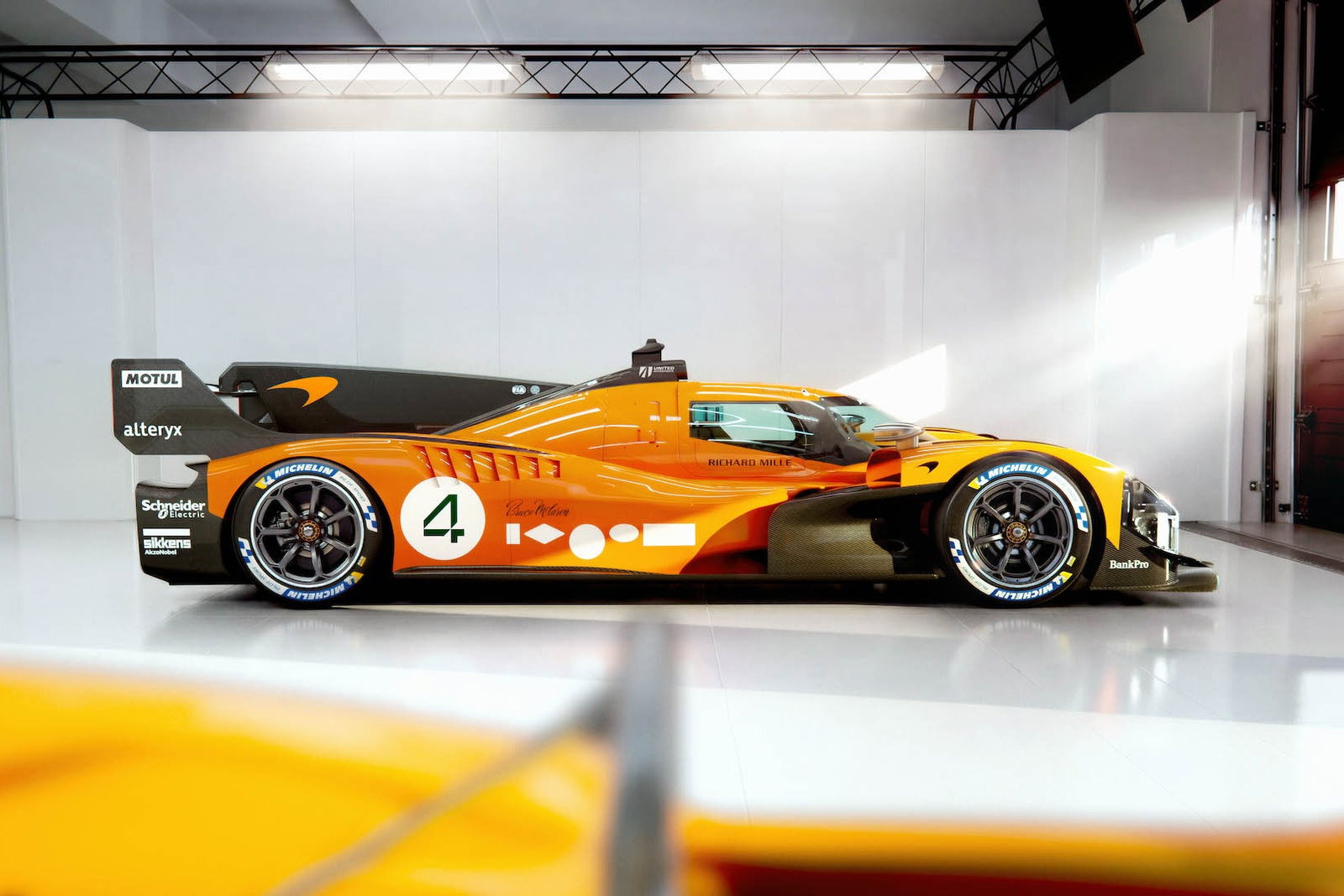 McLaren's MCL-HY Hypercar for the FIA World Endurance Championship and IMSA SportsCar Championship.