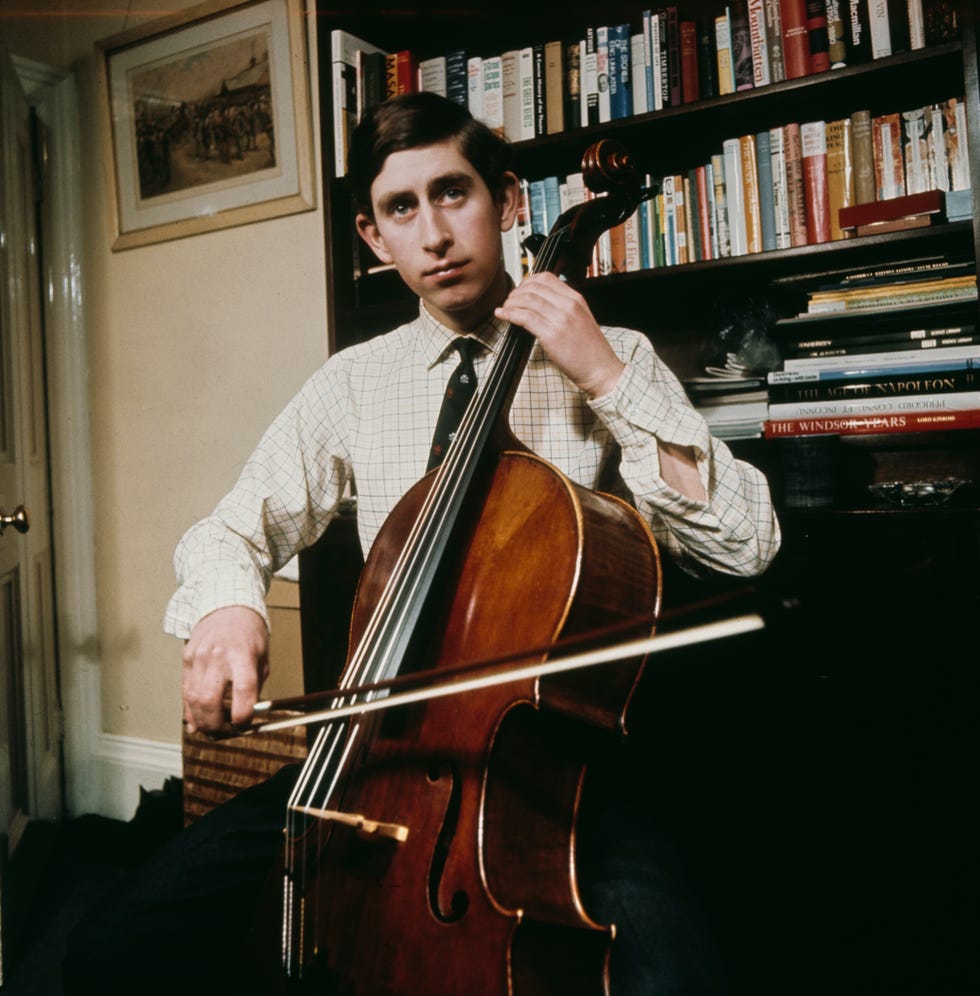 Prince Charles Playing The Cello