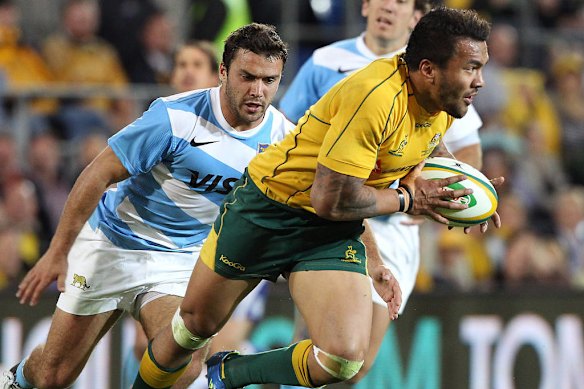 Digby Ioane played for the Wallabies between 2007 and 2013. 