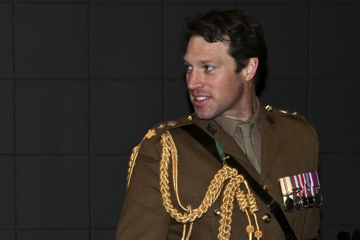 The King's equerry, Lieutenant Colonel Jonny Thompson