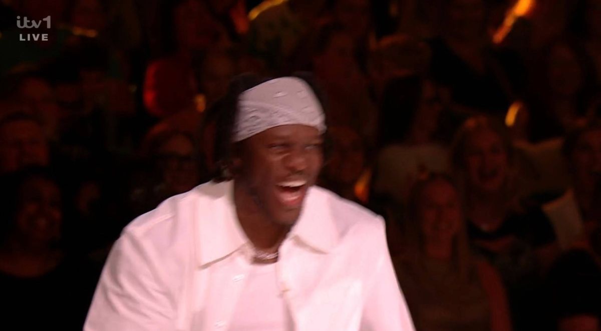 As the two jokingly pretended to spar with each other on opposite sides of the room, host Dec, 50, quipped: "Not again!"