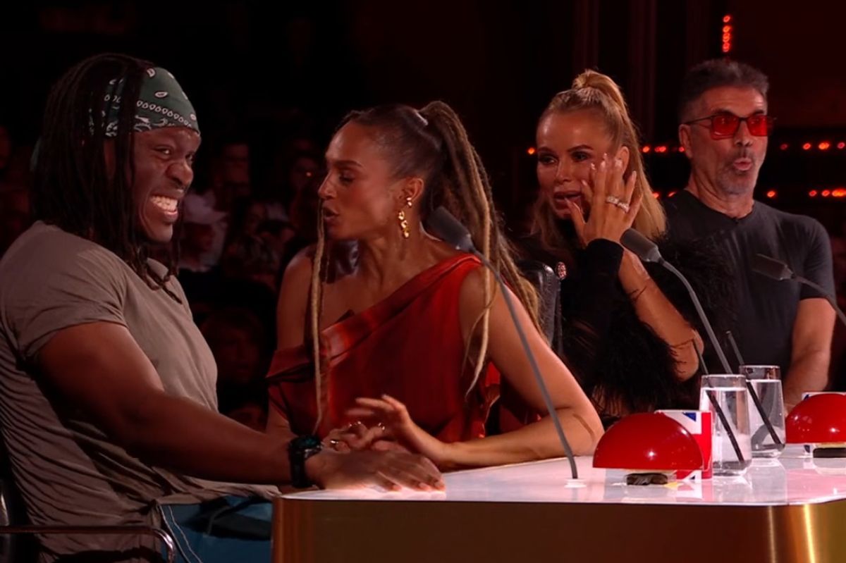 Even the judges struggled to watch the semi-final act