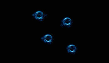 Einstein cross hiding ancient stars