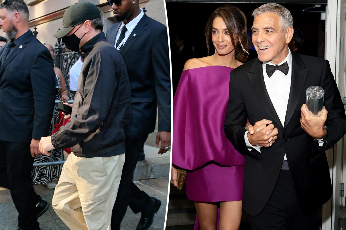 Leonardo DiCaprio and Vittoria Ceretti have a pre-Met Gala date, George Clooney is honored and more sightings