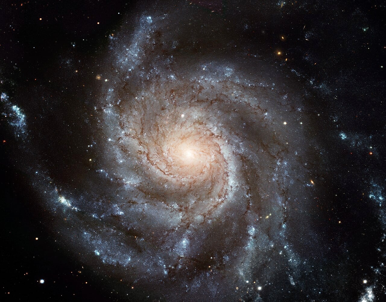 Galaxies spin, that's a given, and M101 imaged here is no exception but astronomers have now discovered one that doesn't agree! (Credit : ESA/Hubble)