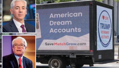Bill Ackman, Charles Schwab back campaign touting Trump's American Dream Accounts
