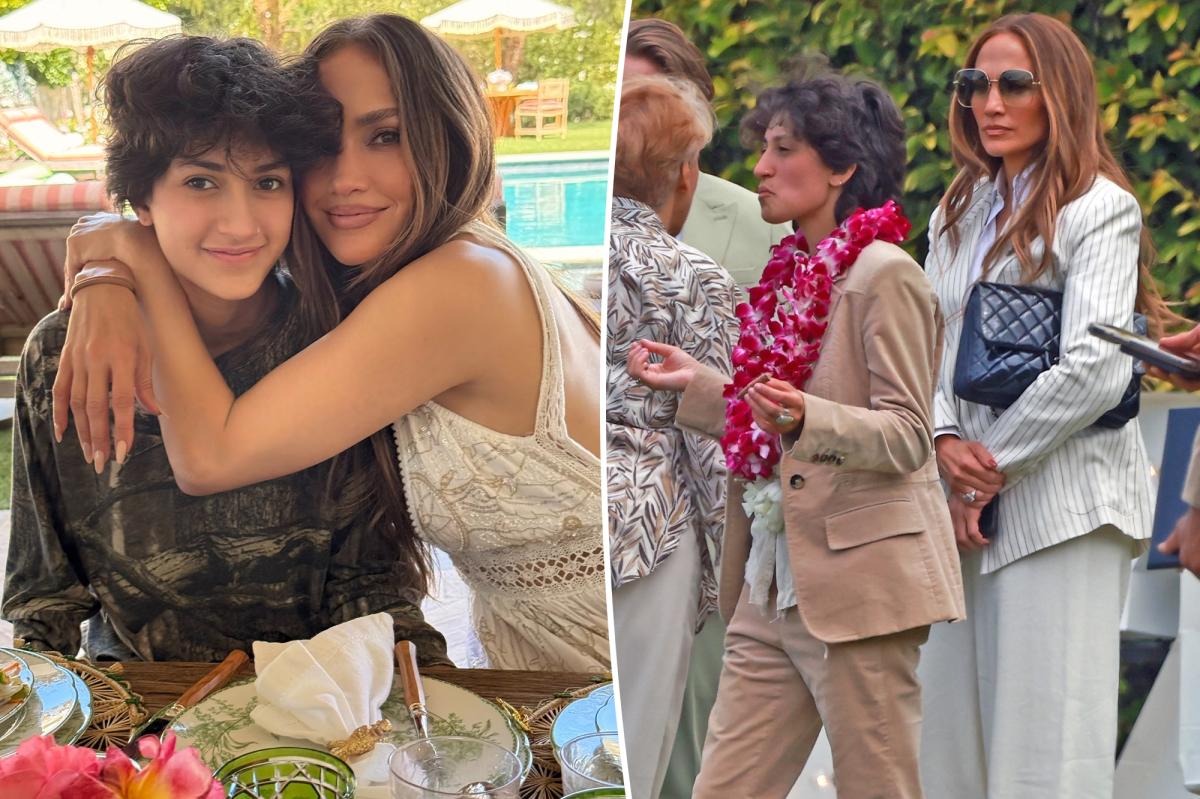 Jennifer Lopez's child Emme debuts new name at high school graduation ceremony